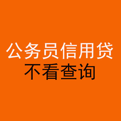 七星关公务员信用贷款